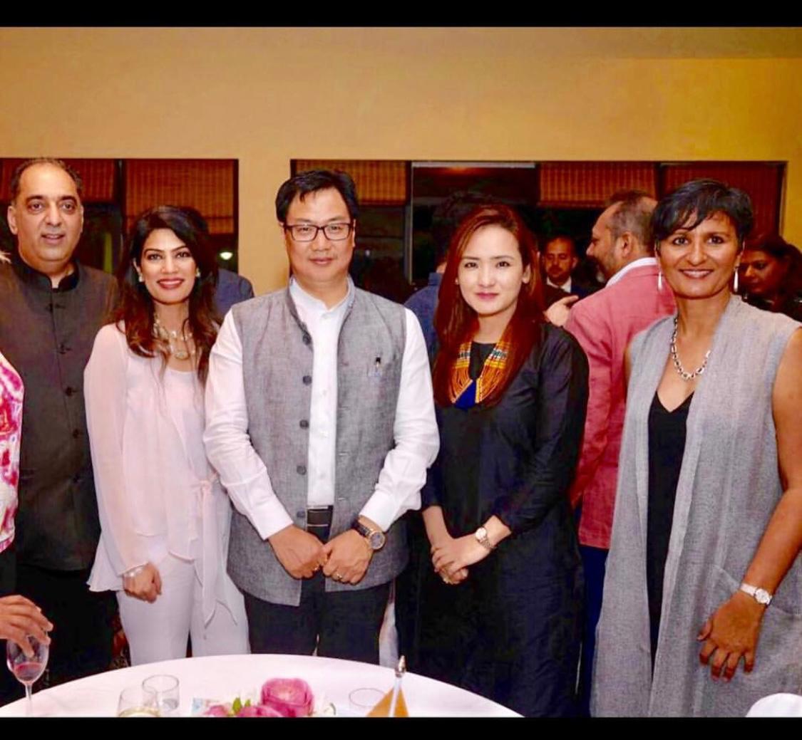 With Kiren Rijiju