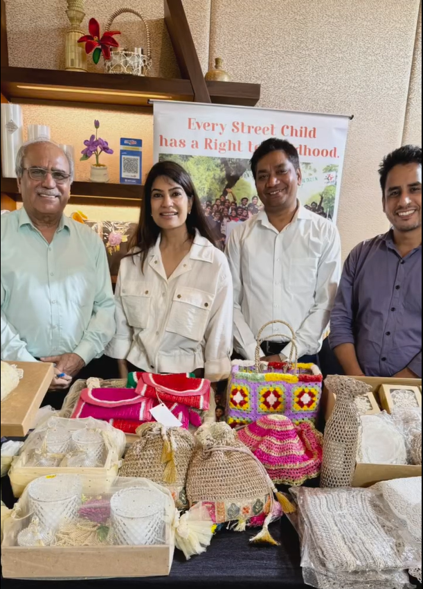 Beneficiaries making candles