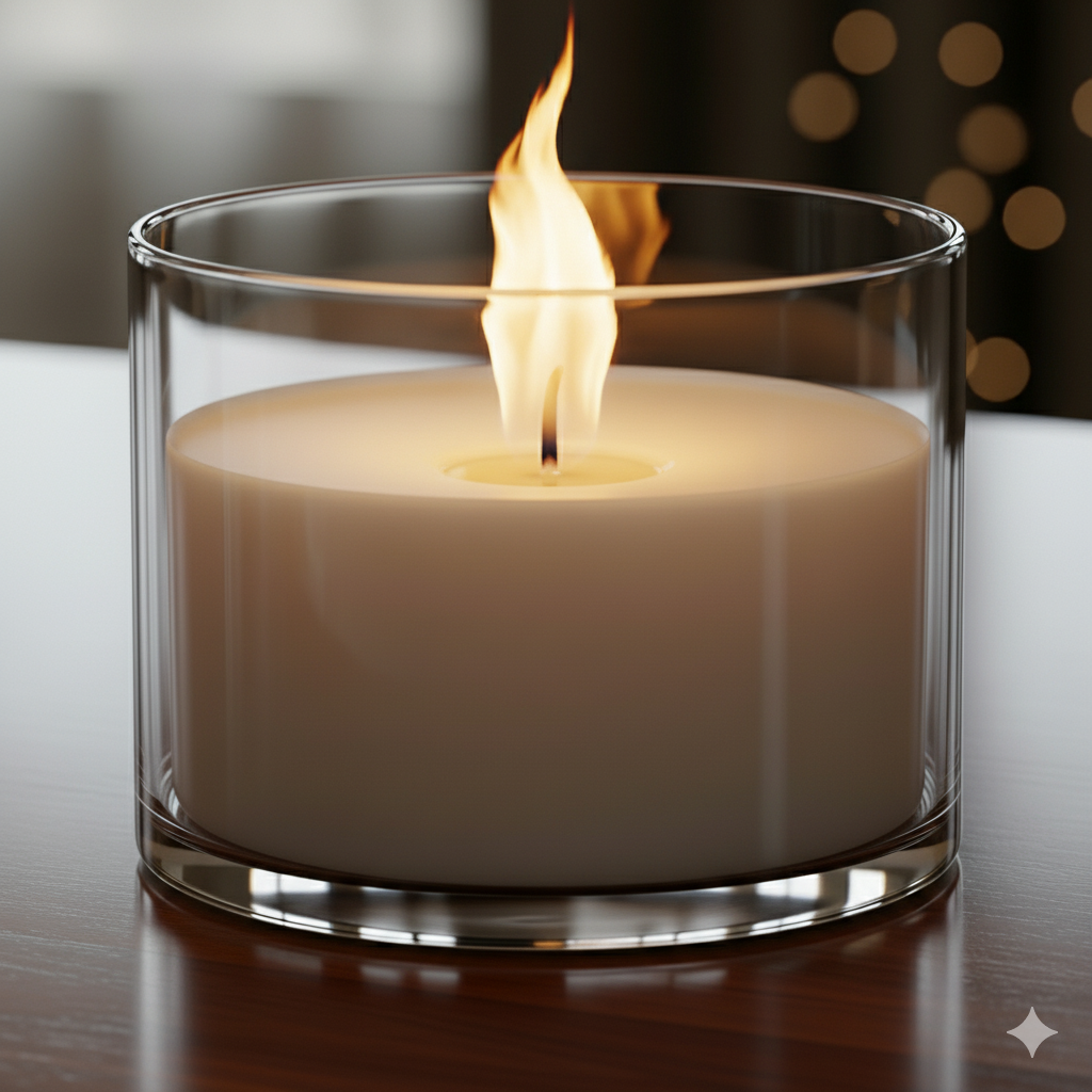 Premium Glass Candles
